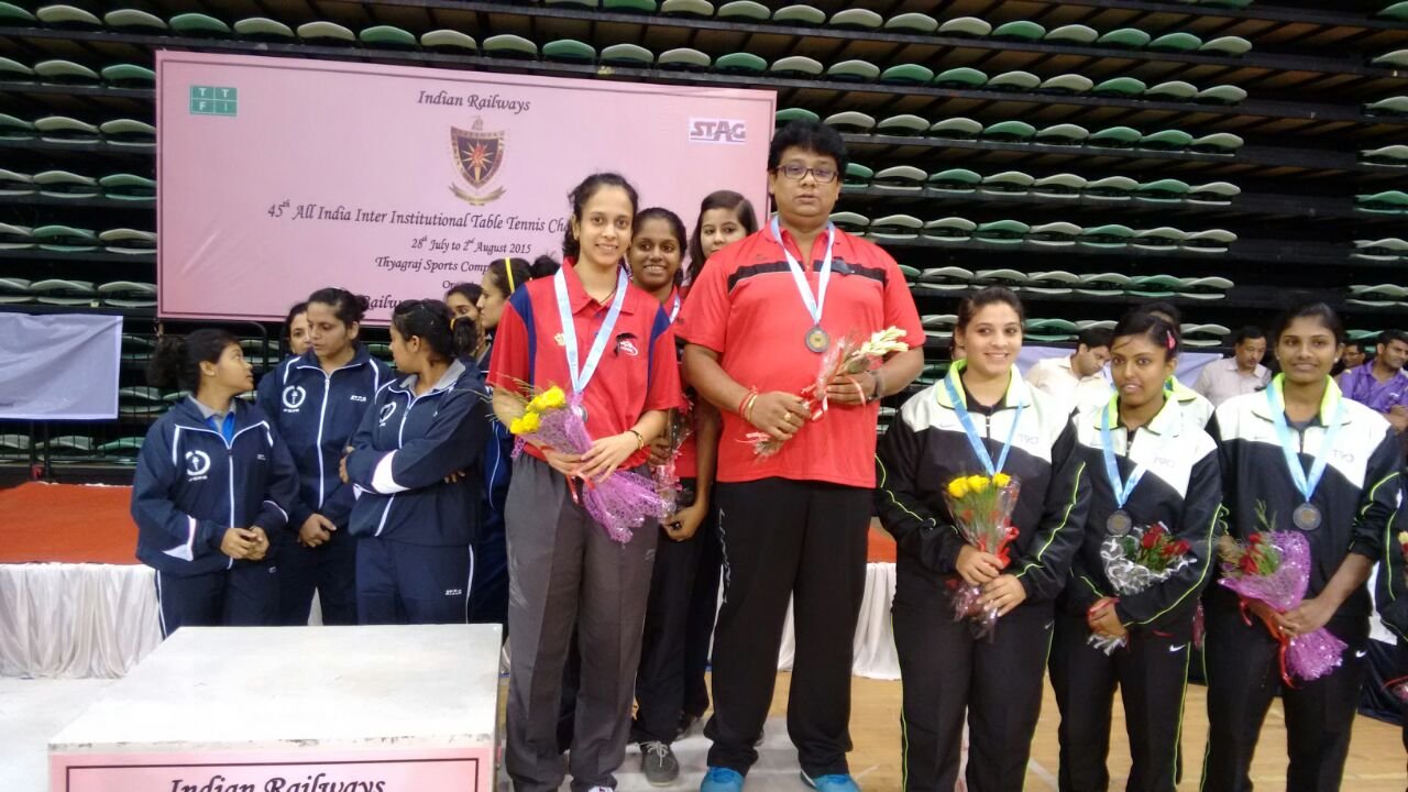 Medal Winners from our Academy at the 45th All India Inter-Institutional Championships, 2015